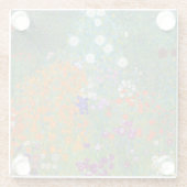 Dessous-de-verre En Verre Tableau Jardin Fleur Gustav Klimt (Dos)