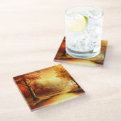 Dessous-de-verre En Verre Tableau Paysage Automne-87546 (Incliné)