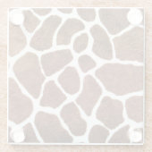 Dessous-de-verre En Verre Taches de girafe (Dos)