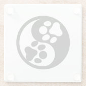 Dessous-de-verre En Verre Taichi Paws (Dos)