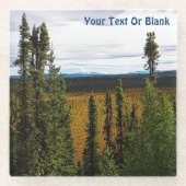 Dessous-de-verre En Verre Taiga été (Devant)