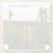 Dessous-de-verre En Verre Taiga été (Dos)