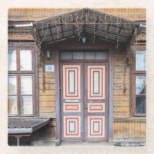 Dessous-de-verre En Verre Tallinn Door (Devant)