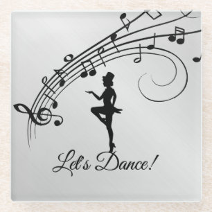 Dessous-de-verre En Verre Tap Dance 3 Dansons