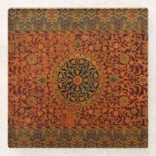 Dessous-de-verre En Verre Tapisserie tapis moquette William Morris