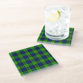 Dessous-de-verre En Verre Tartan plaqué Blackwatch (Incliné)