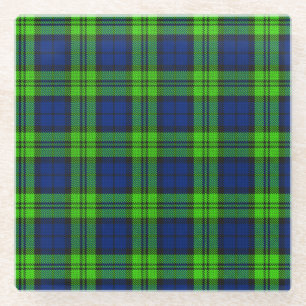 Dessous-de-verre En Verre Tartan plaqué Blackwatch