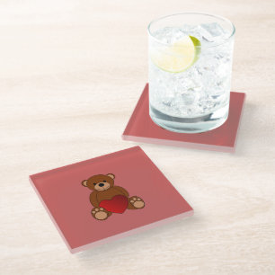Dessous-de-verre En Verre Teddy Love
