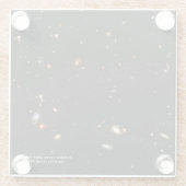 Dessous-de-verre En Verre Télescope Hubble Ultra Deep Field Galaxies Photo (Dos)