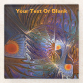 Dessous-de-verre En Verre Temple du Soleil (Devant)