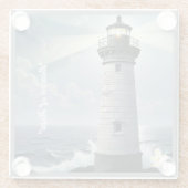 Dessous-de-verre En Verre "Ténèbre à lumière" (Dos)