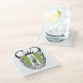 Dessous-de-verre En Verre Terrier royal (Incliné)