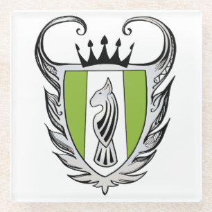 Dessous-de-verre En Verre Terrier royal