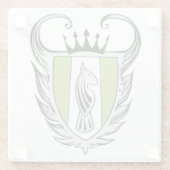 Dessous-de-verre En Verre Terrier royal (Dos)