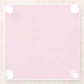 Dessous-de-verre En Verre Texture De Tissu Rose De Luxe. (Dos)