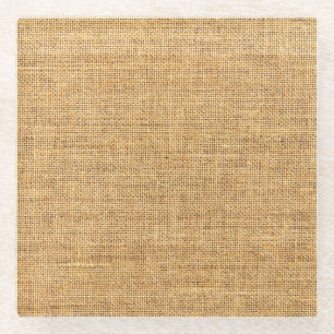 Dessous-de-verre En Verre Texture en tissu : Essence Arrière - plan rustique