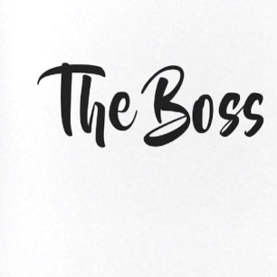 DESSOUS-DE-VERRE EN VERRE THE BOSS