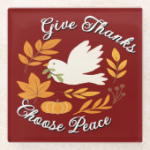 Dessous-de-verre En Verre 'The Peace Collection' Coaster (Devant)