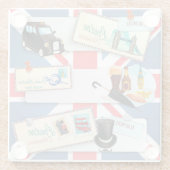 Dessous-de-verre En Verre Thème Londres (Dos)