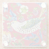 Dessous-de-verre En Verre Thief fraise William Morris (Dos)