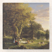 Dessous-de-verre En Verre Thomas Cole Le Pic-Nic (Devant)