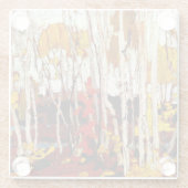 Dessous-de-verre En Verre Thomson - Oiseaux d'automne (Dos)