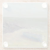 Dessous-de-verre En Verre Tide's Rolling In - Bateau sur le rivage (Dos)