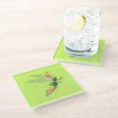 Dessous-de-verre En Verre Tinker Bell Glass Coaster (Incliné)
