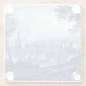 Dessous-de-verre En Verre Toile pastorale - Pont (Dos)