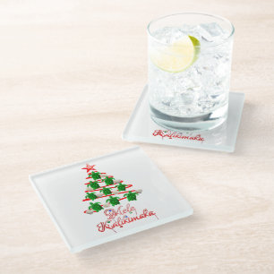 Dessous-de-verre En Verre Tortues de mer de Mele Kalikimaka