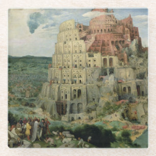 Dessous-de-verre En Verre Tour de Babel