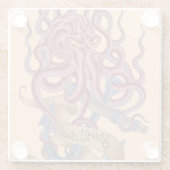 Dessous-de-verre En Verre Tremblent mon poulpe Tatto de l'âme | (Dos)