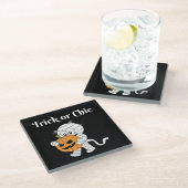 Dessous-de-verre En Verre Trick Or Chic (Incliné)