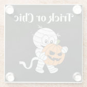 Dessous-de-verre En Verre Trick Or Chic (Dos)