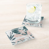 Dessous-de-verre En Verre Tropical Blush (Incliné)