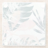 Dessous-de-verre En Verre Tropical Blush (Dos)