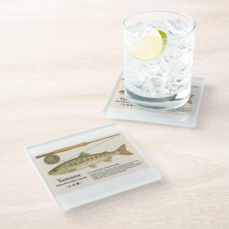 Dessous-de-verre En Verre Truite native japonaise – Yamame