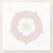 Dessous-de-verre En Verre Tudor Rose (Dos)