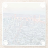 Dessous-de-verre En Verre Twin Peaks San Francisco (Dos)