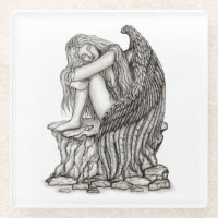 Un ange endormi sur la pierre