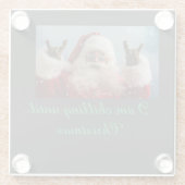 Dessous-de-verre En Verre Un Noël Cool (Dos)