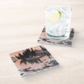 Dessous-de-verre En Verre Une belle capture par John Clymer (Incliné)