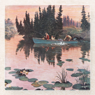 Dessous-de-verre En Verre Une belle capture par John Clymer