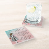 Dessous-de-verre En Verre Une prière inspirante pour vous (Incliné)