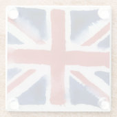 Dessous-de-verre En Verre Union jack glass coaster (Dos)