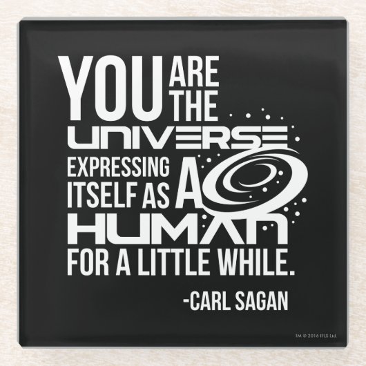 Dessous-de-verre En Verre Univers humain (Devant)