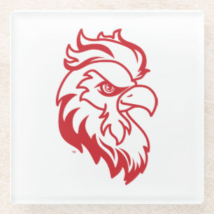 Dessous-de-verre En Verre Université d'État de Jacksonville Gamecocks Red ga