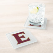 Dessous-de-verre En Verre Université Elon E (Incliné)