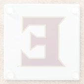 Dessous-de-verre En Verre Université Elon E (Dos)