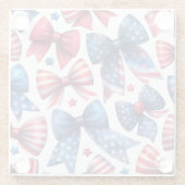 Dessous-de-verre En Verre USA Field Day Bows (Dos)